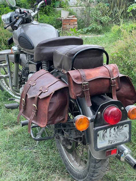 vintage motorcycle bag